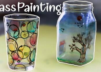 Glass painting ideas poster