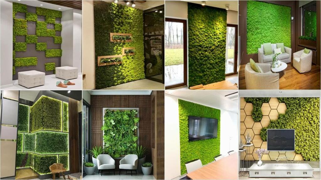 Grass wall decor ideas poster