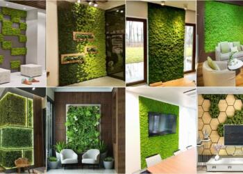 Grass wall decor ideas poster