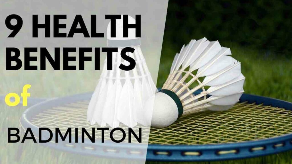 10 benefits of playing Badminton poster