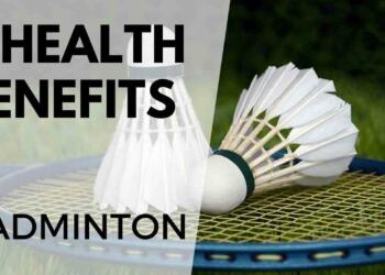 10 benefits of playing Badminton poster
