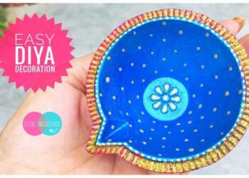 Diya painting ideas for competition poster
