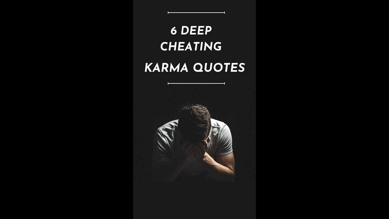 Cheating karma quotes