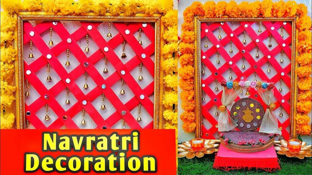 Navratri decoration ideas poster