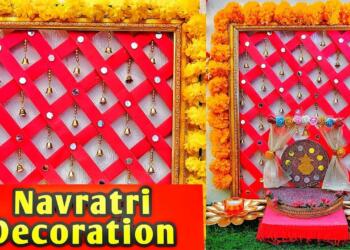 Navratri decoration ideas poster