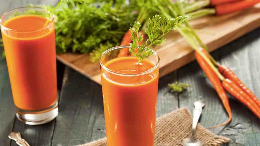 Health benefits of carrot coriander juice