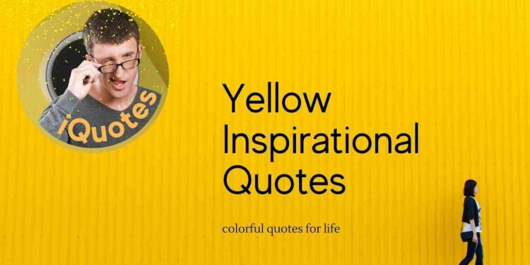 Yellow quotes and captions