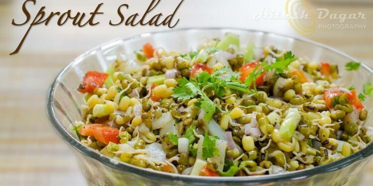 Health Benefits of Eating Sprouted Moong Salad