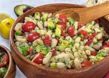 Mashed White Bean Salad Nutrition Facts