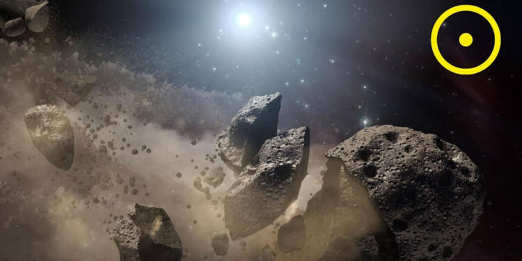 Asteroids are found 2025 between the orbits of