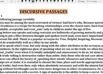 Discursive Passage