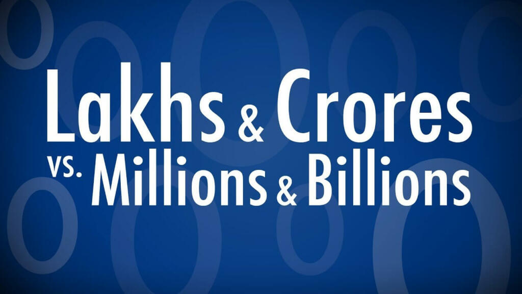 Million in Crores