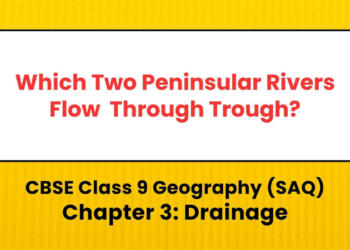 Which Two Peninsular Rivers Flow Through Trough