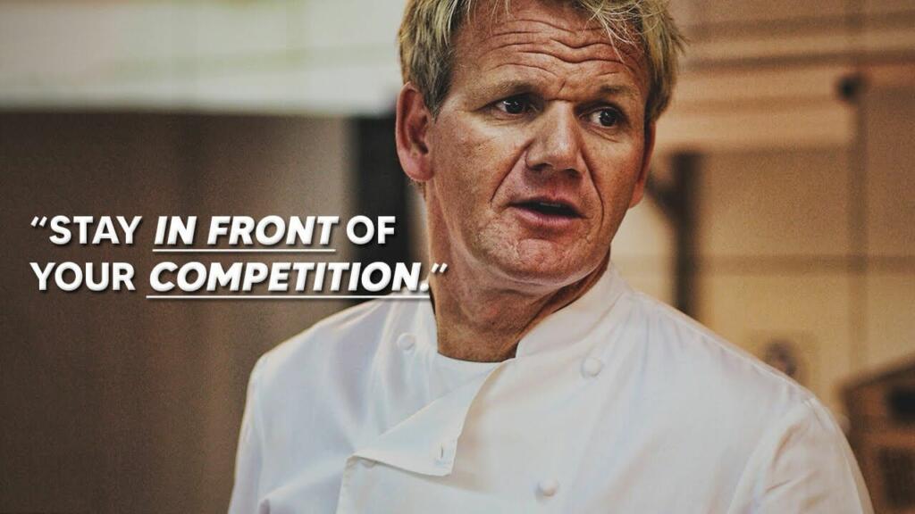 Quotes by Chef Gordon Ramsay.