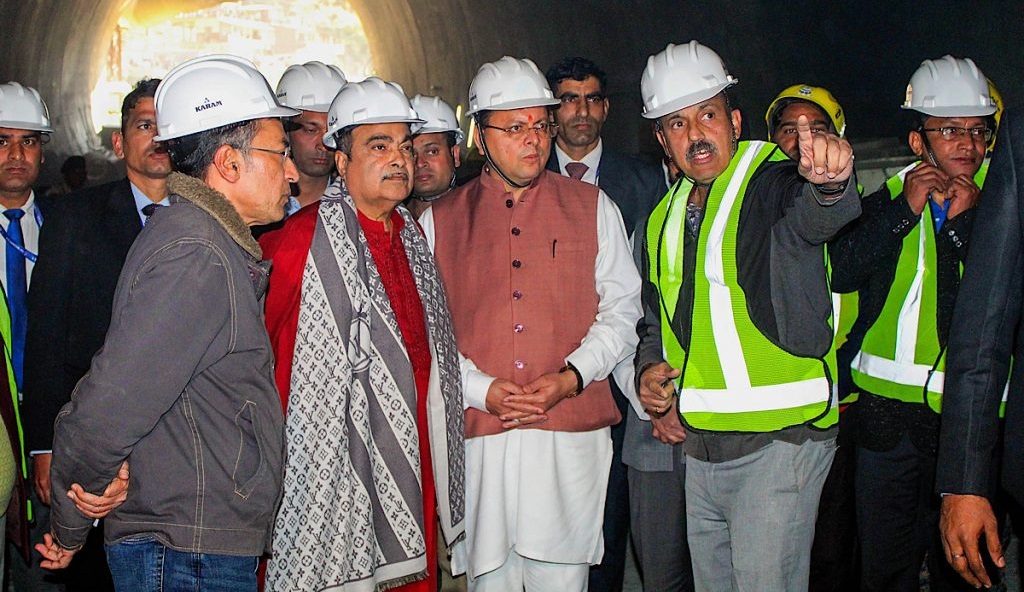 Uttarakhand Gadkari Tunnel Rescue Workers