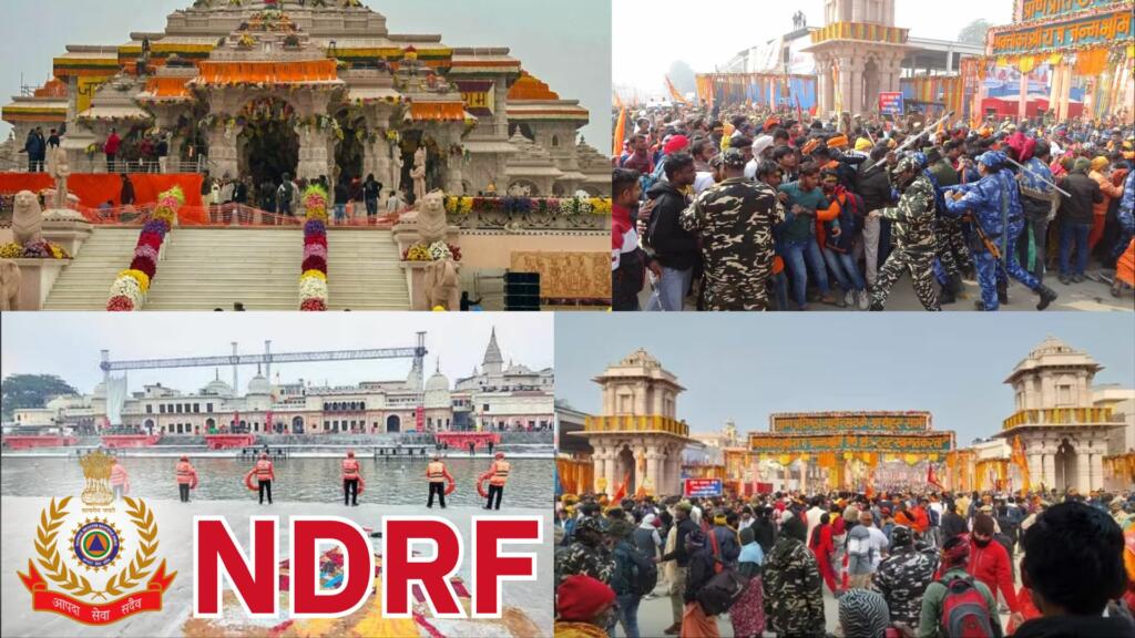 Ram Mandir, Pran Pratishtha, devotee, security, NDRF