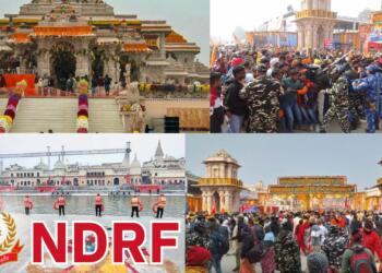 Ram Mandir, Pran Pratishtha, devotee, security, NDRF