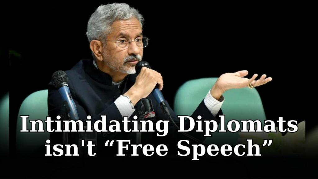 Foreign Minister, S Jaishankar, Khalistani, China border Dispute, Freedom of speech, india