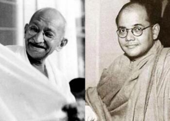 gandhi, india, nehru, british colony, independence, subhash chandra bose