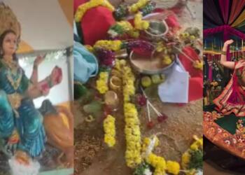Goddess Durga’s idol vandalised amid Navratri celebrations