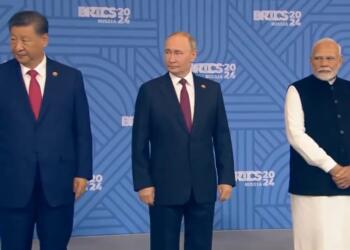 India, Russia and China during 16th Summit of BRICS