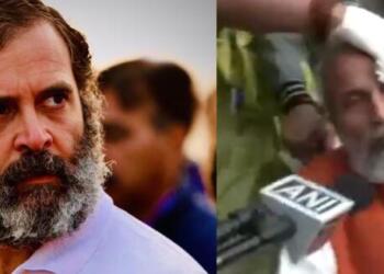 Rahul Ganndhi and BJP MP Pratap Chandra Sarangi