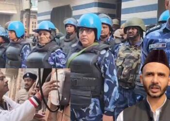 Heavy deployment ensures Electricity officials inspect SP MP Barq's residence over Electricity 'theft'