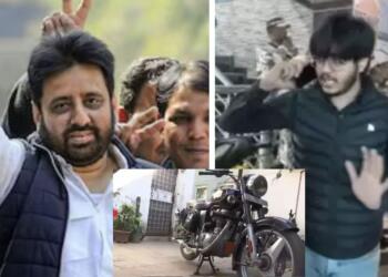 Son of AAP MLA Misbehaved with the Police During Enforcing Law