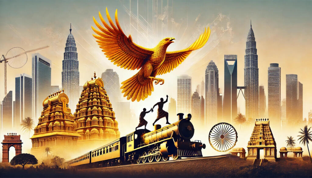 Story of Modern India , with culture and modernity , symbolised by the Golden Bird