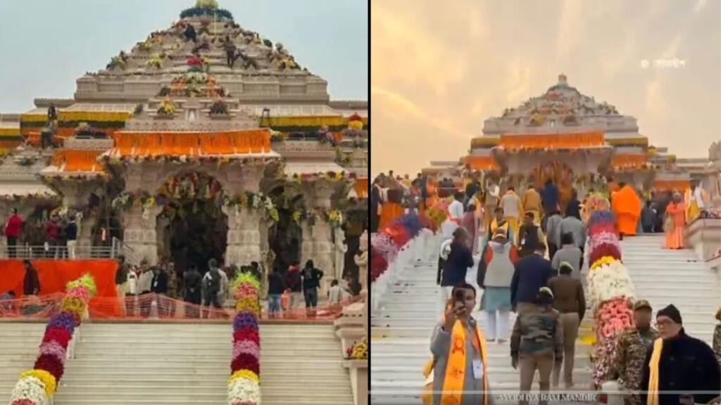 Ram Mandir: Visuals of devotees celebrating Pratishtha Dwadashi