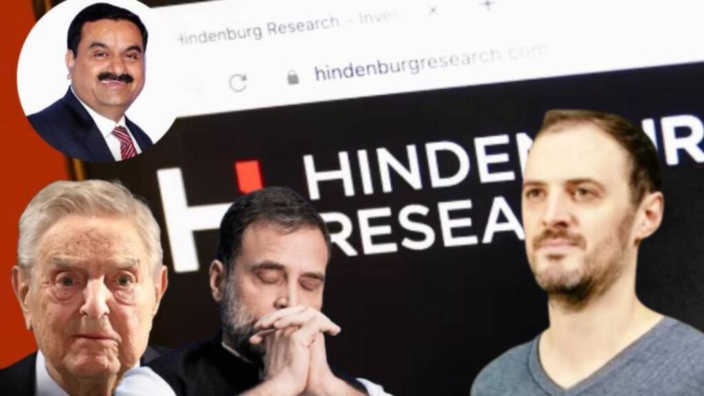 Soros propagandist Hindenburg down, leaves Rahul Gandhi in doom, gloom