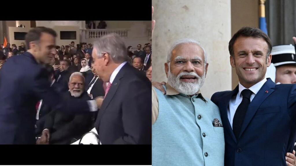 Did Macron really ignore PM Modi in front of global leaders?