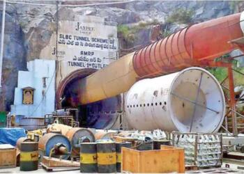 Six Workers Feared Trapped in SLBC Tunnel in Telangana