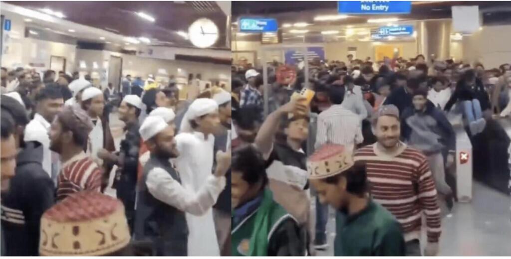 After Shab-e-Barat, Muslim mob entered the metro station