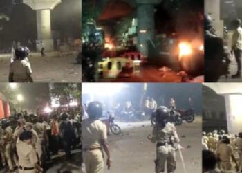 Nagpur: Islamists attack Hindu outfits for demanding removal of Aurangzeb’s tomb; Section 144 imposed as 15 police personnel injured in mob violence