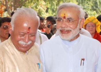 RSS Chief Mohan Bhagwat, PM Modi
