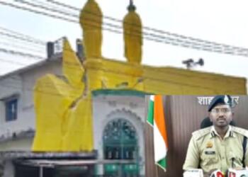 After Sambhal CO directive, over 60 Masjids covered with tarpaulin in Shahjahanpur for ‘Joota maar’ Holi celebrations