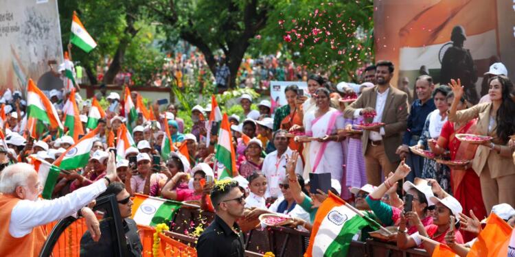 PM Modi Receives Hero’s Welcome in Vadodara; Col. Sofiya Qureshi’s Family Joins Tribute Amid Patriotic Fervour