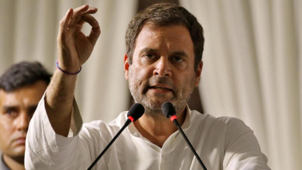 Congress leader Rahul Gandhi