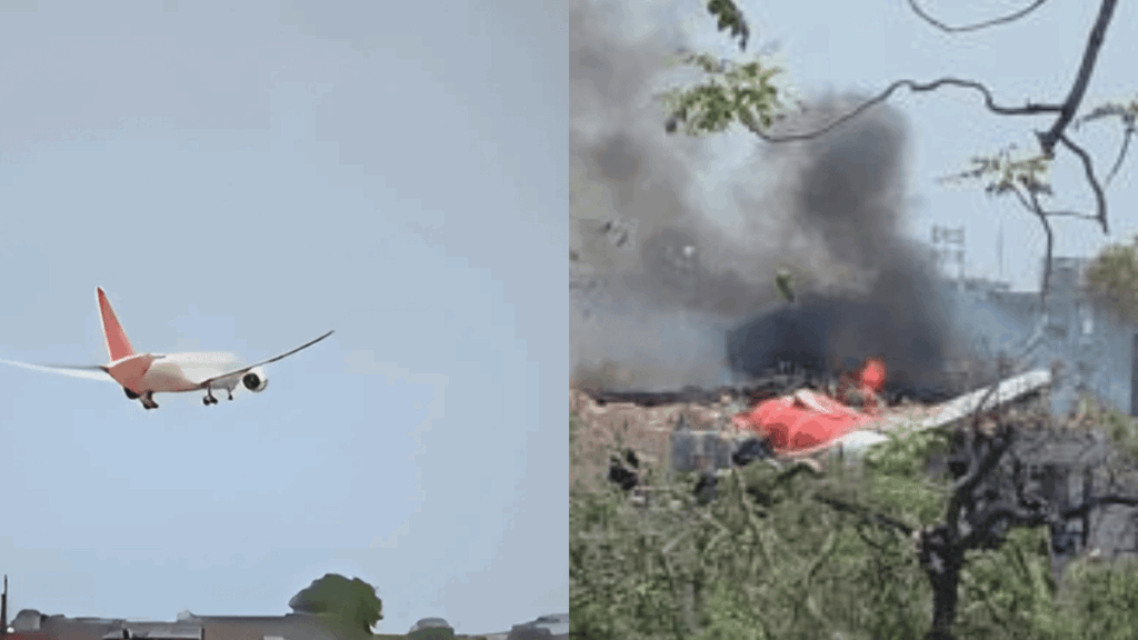 Air India Flight Crash Site