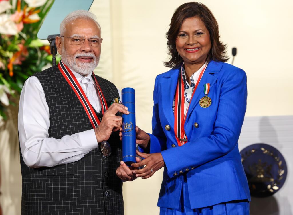 PM Modi Receives Trinidad's Highest Civilian Honour, Lands in Argentina to Deepen Strategic Ties