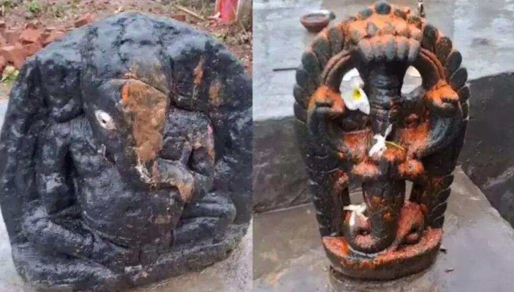 Karnataka: Ganesha Idol Vandalised by Muslim Man in Shivamogga; Hindus Honour Muharram in Yadgir Village