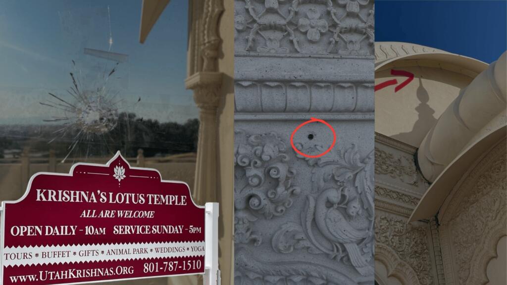 Rise in Hate Crimes against Hindus: Krishna Temple in Spanish Fork Hit by Shooting