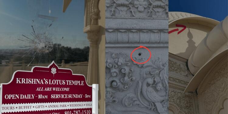 Rise in Hate Crimes against Hindus: Krishna Temple in Spanish Fork Hit by Shooting
