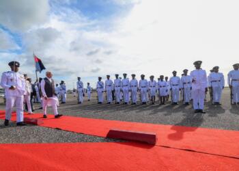 Prime Minister Narendra Modi arrived in Port of Spain