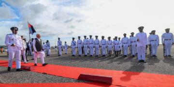 Prime Minister Narendra Modi arrived in Port of Spain