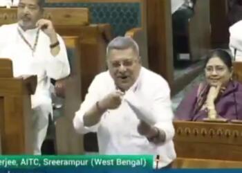 BJP Slams TMC's Kalyan Banerjee for Referring to PoK as ‘Azad Kashmir’, Mocking Security Forces in Parliament