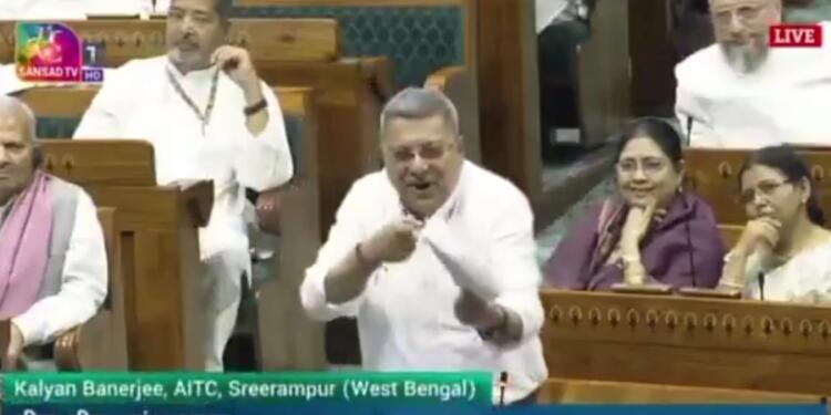 BJP Slams TMC's Kalyan Banerjee for Referring to PoK as ‘Azad Kashmir’, Mocking Security Forces in Parliament