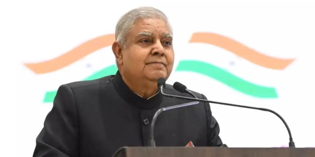 Vice President Jagdeep Dhankhar resigns citing health reasons