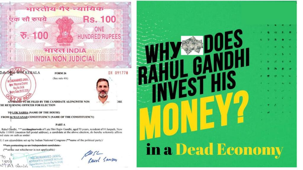Dead Economy” or Double Standards? Rahul Gandhi’s ₹10 Crore Market Gamble Exposes Hypocrisy